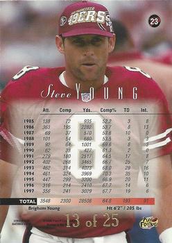 1998 Playoff Prestige SSD Hobby - Gold #23 Steve Young Back