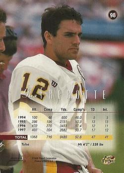 1998 Playoff Prestige SSD Hobby - Red #98 Gus Frerotte Back