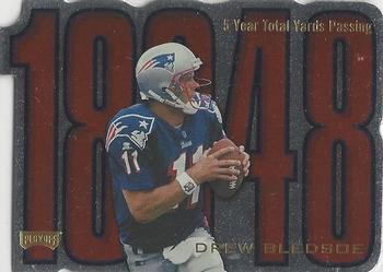 1998 Playoff Prestige SSD Hobby - Inside the Numbers Die Cut #8 Drew Bledsoe Front