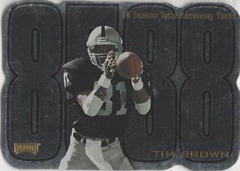 1998 Playoff Prestige SSD Hobby - Inside the Numbers Die Cut #13 Tim Brown Front