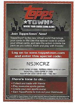 2008 Topps #NNO Topps Town Back