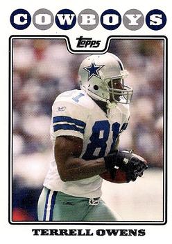 2008 Topps #128 Terrell Owens Front