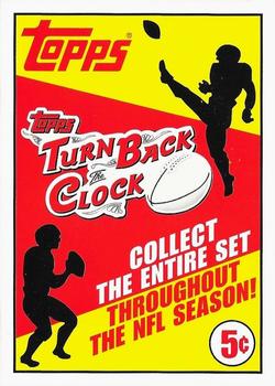 2008 Topps #NNO Turn Back the Clock Front