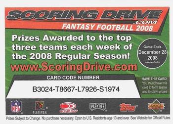 2008 Topps #NNO Scoring Drive.com Front