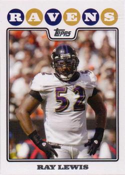 2008 Topps #245 Ray Lewis Front