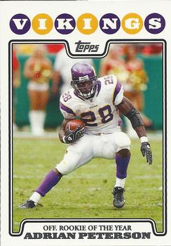2008 Topps #329 Adrian Peterson Front