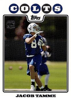 2008 Topps #385 Jacob Tamme Front
