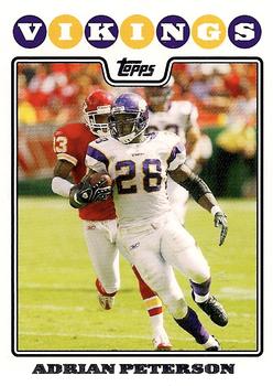 2008 Topps #65 Adrian Peterson Front