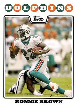 2008 Topps #74 Ronnie Brown Front
