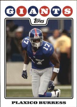 2008 Topps #127 Plaxico Burress Front
