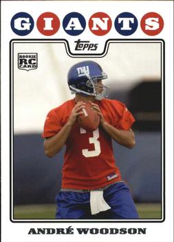 2008 Topps #333 Andre Woodson Front