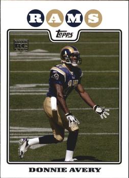 2008 Topps #369 Donnie Avery Front