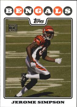 2008 Topps #376 Jerome Simpson Front