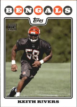 2008 Topps #417 Keith Rivers Front