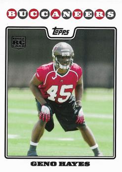 2008 Topps #424 Geno Hayes Front