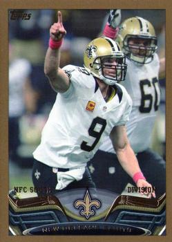 2013 Topps - Gold #16 New Orleans Saints Front