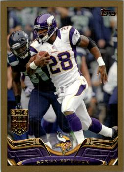 2013 Topps - Gold #1 Adrian Peterson Front