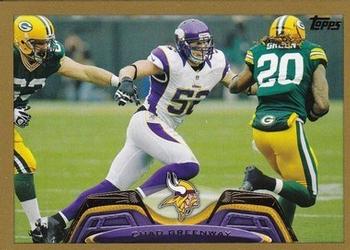 2013 Topps - Gold #48 Chad Greenway Front