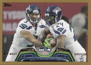 2013 Topps - Gold #84 Seattle Seahawks Front