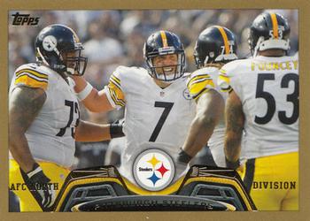 2013 Topps - Gold #105 Pittsburgh Steelers Front