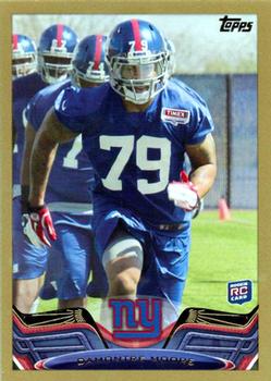 2013 Topps - Gold #178 Damontre Moore Front