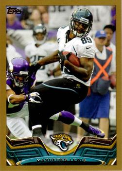 2013 Topps - Gold #193 Marcedes Lewis Front