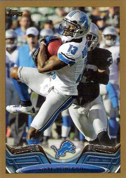 2013 Topps - Gold #204 Nate Burleson Front