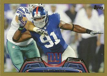 2013 Topps - Gold #267 Justin Tuck Front