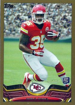 2013 Topps - Gold #322 Knile Davis Front