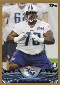 2013 Topps - Gold #379 Chance Warmack Front