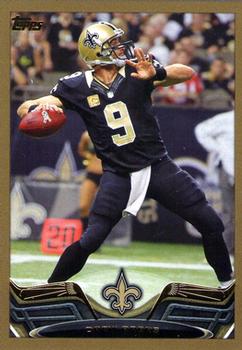 2013 Topps - Gold #400 Drew Brees Front