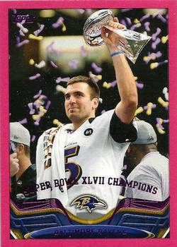 2013 Topps - Pink #23 Baltimore Ravens Super Bowl XLVII Champions Front