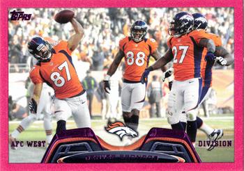 2013 Topps - Pink #42 Denver Broncos Front