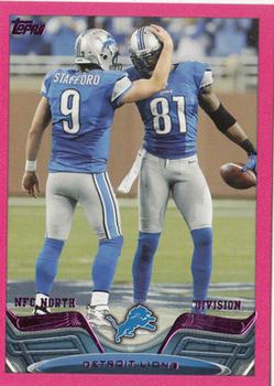 2013 Topps - Pink #97 Detroit Lions Front