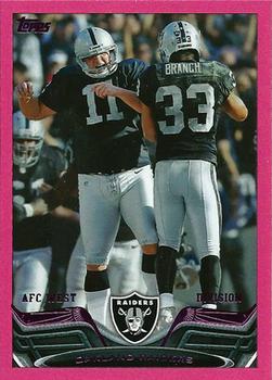 2013 Topps - Pink #167 Oakland Raiders Front