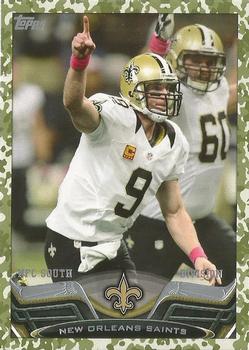 2013 Topps - Camo #16 New Orleans Saints Front