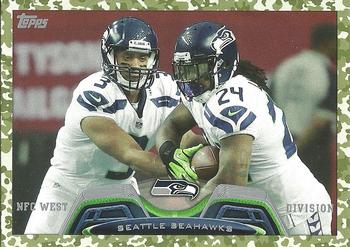 2013 Topps - Camo #84 Seattle Seahawks Front