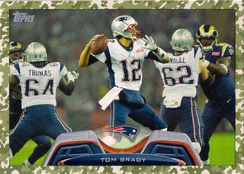 2013 Topps - Camo #100 Tom Brady Front