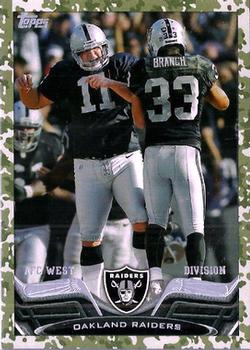 2013 Topps - Camo #167 Oakland Raiders Front