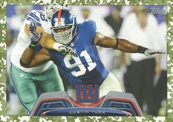 2013 Topps - Camo #267 Justin Tuck Front