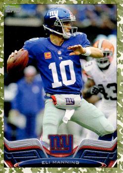 2013 Topps - Camo #320 Eli Manning Front