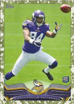 2013 Topps - Camo #386 Cordarrelle Patterson Front