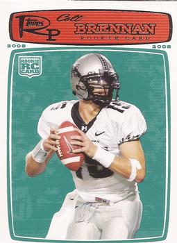2008 Topps Rookie Progression #215 Colt Brennan Front