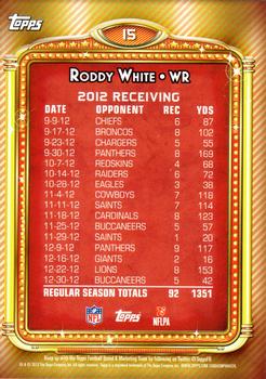 2013 Topps - 1000 Yard Club #15 Roddy White Back
