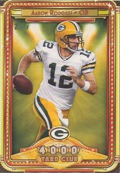 2013 Topps - 4000 Yard Club #8 Aaron Rodgers Front