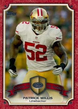 2013 Topps - Legends in the Making #LM-PW Patrick Willis Front