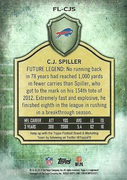 2013 Topps - Future Legends #FL-CJS C.J. Spiller Back