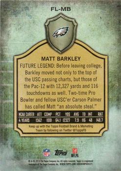 2013 Topps - Future Legends #FL-MB Matt Barkley Back