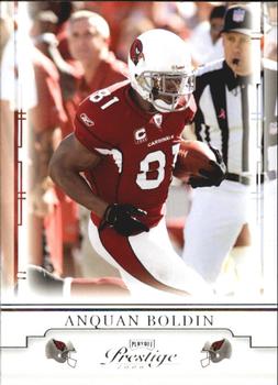 2008 Playoff Prestige #1 Anquan Boldin Front