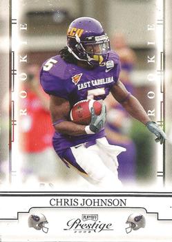 2008 Playoff Prestige #115 Chris Johnson Front